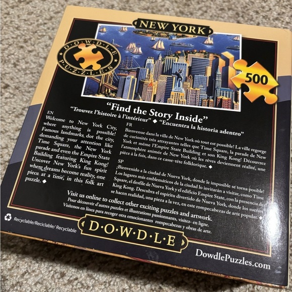 Eric Dowdle New York 500 Piece Puzzle | family time | game night | - Picture 3 of 4